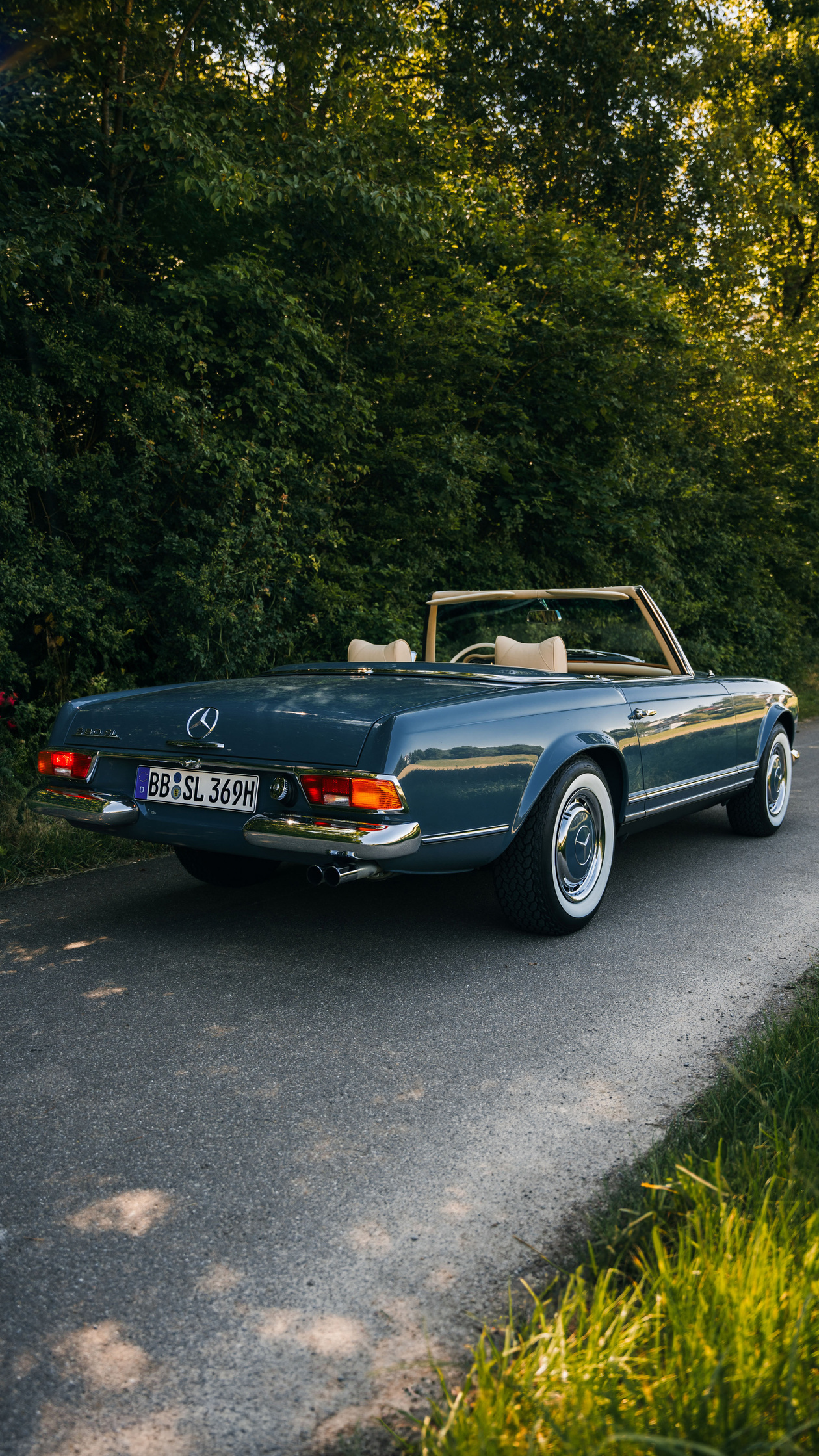 Mercedes Benz 280 SL Blue gray for sale