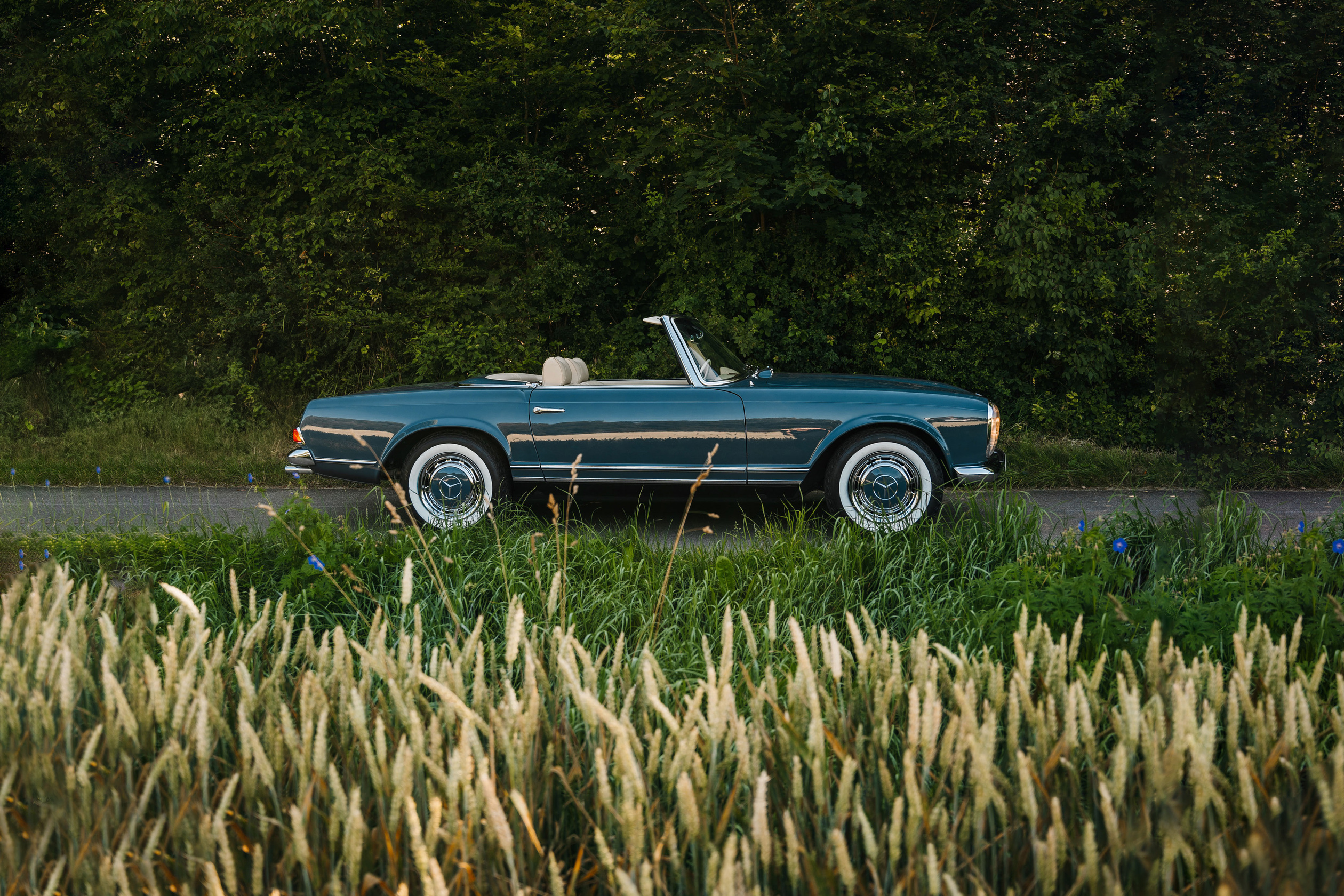 Mercedes Benz 280 SL Blue gray for sale