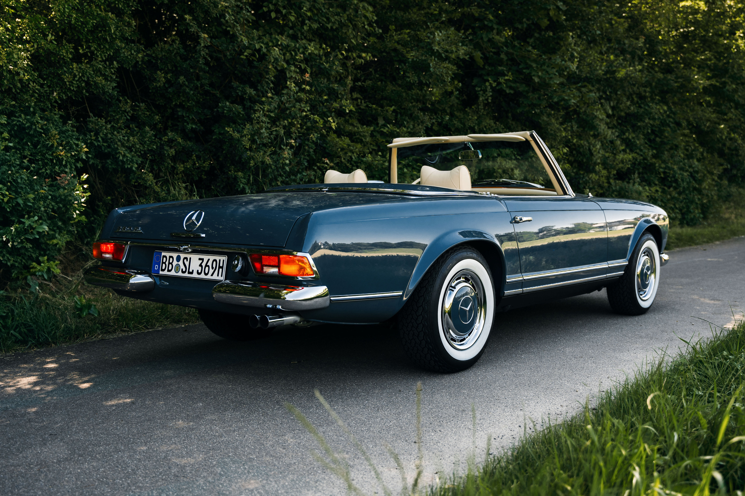 Mercedes Benz 280 SL Blue gray for sale